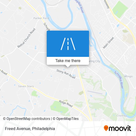 Mapa de Freed Avenue