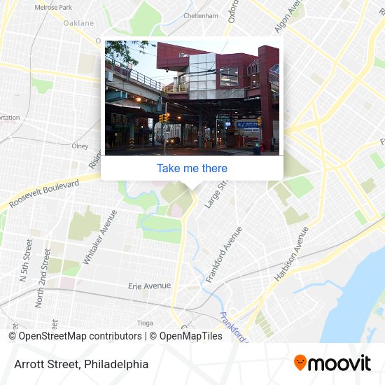 Arrott Street map