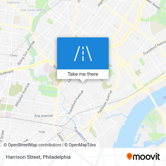 Harrison Street map