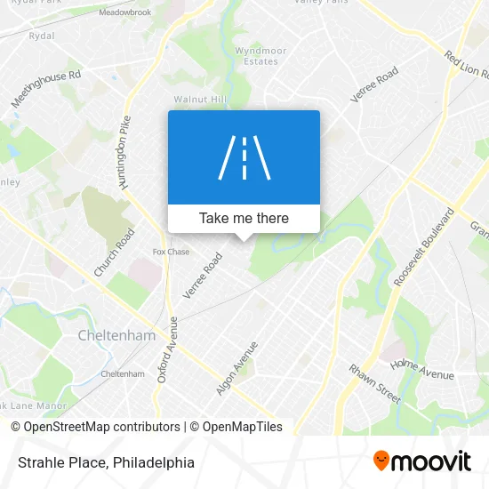 Strahle Place map