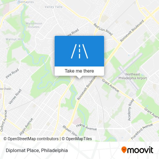Diplomat Place map
