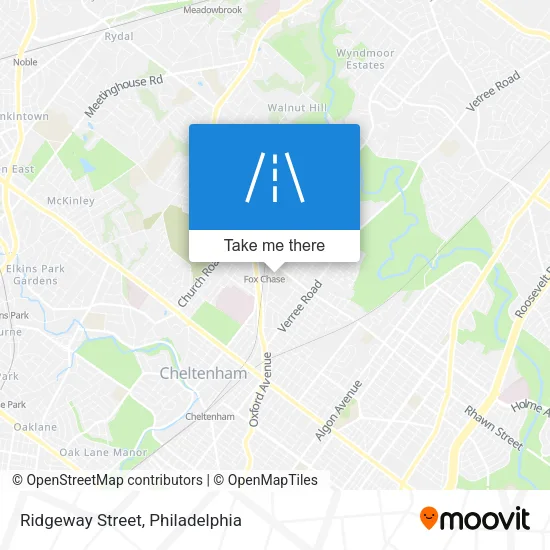 Ridgeway Street map