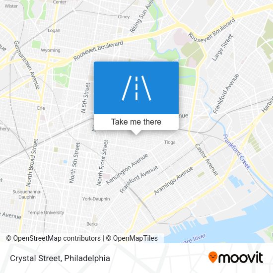 Mapa de Crystal Street