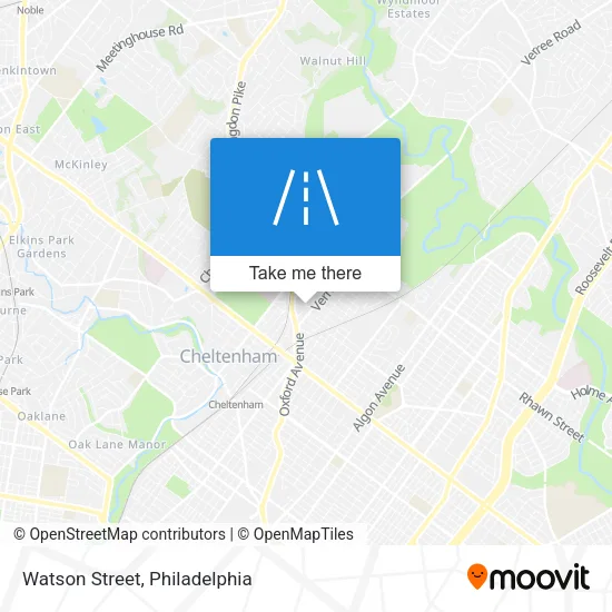 Watson Street map