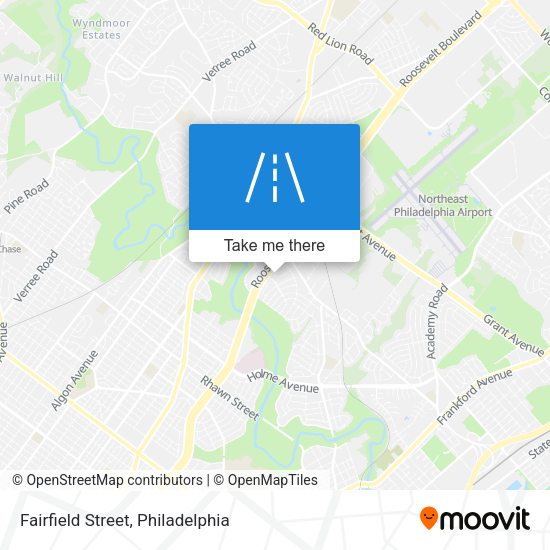 Mapa de Fairfield Street