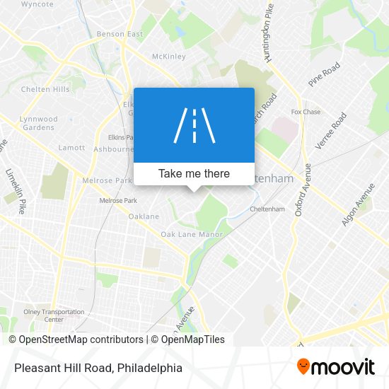 Pleasant Hill Road map