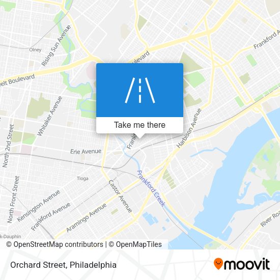 Orchard Street map