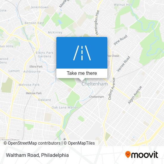 Mapa de Waltham Road