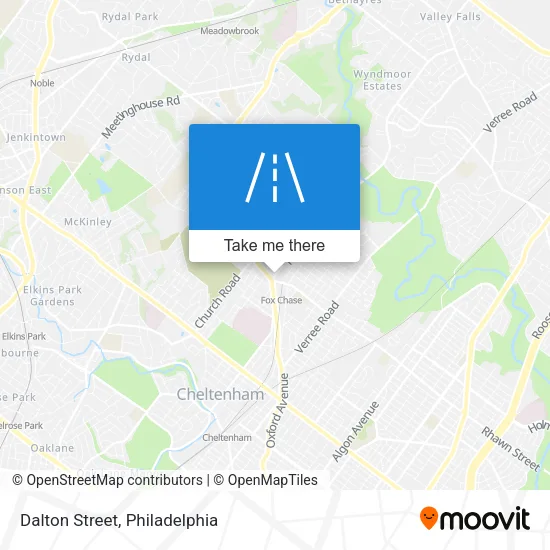 Dalton Street map