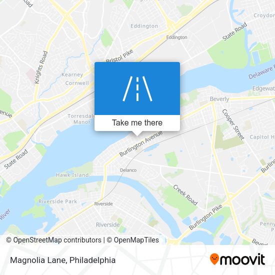 Magnolia Lane map