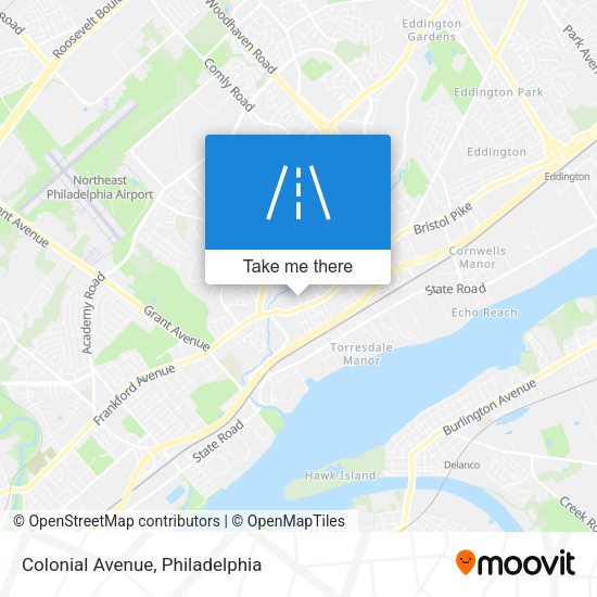 Mapa de Colonial Avenue