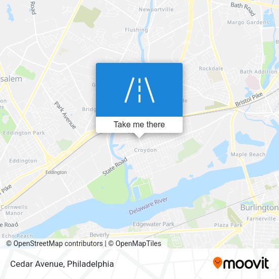 Mapa de Cedar Avenue