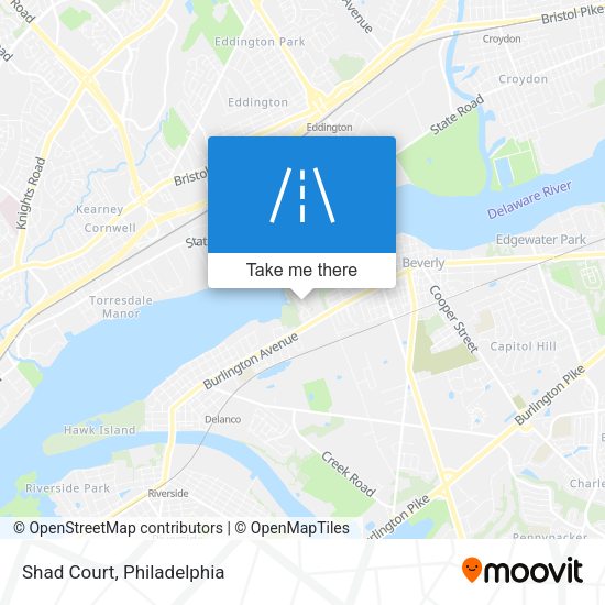Mapa de Shad Court