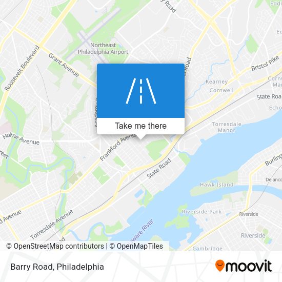 Mapa de Barry Road