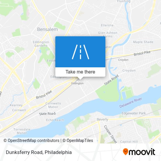 Dunksferry Road map
