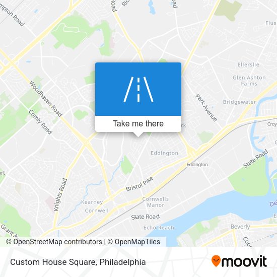 Custom House Square map