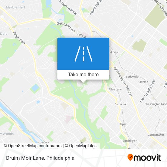 Mapa de Druim Moir Lane