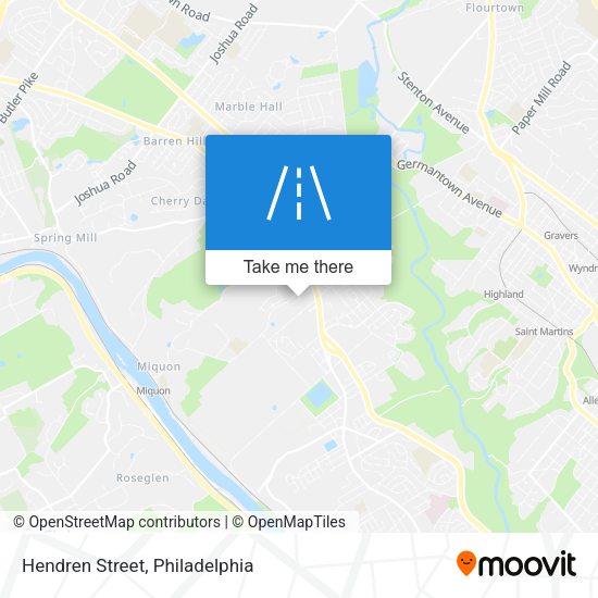 Mapa de Hendren Street