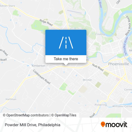Powder Mill Drive map