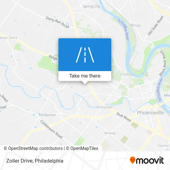 Zoller Drive map