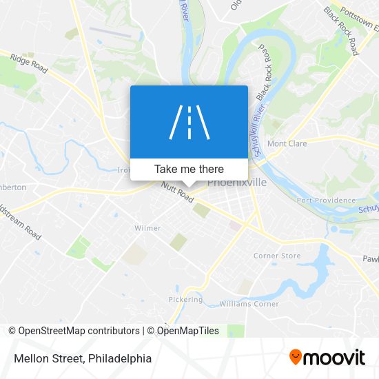 Mapa de Mellon Street