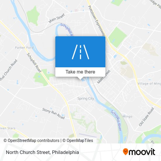 North Church Street map