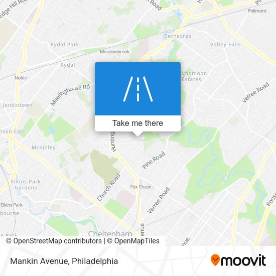 Mankin Avenue map