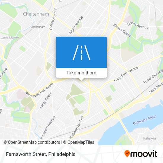 Mapa de Farnsworth Street