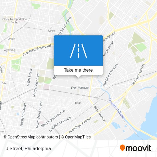 Mapa de J Street