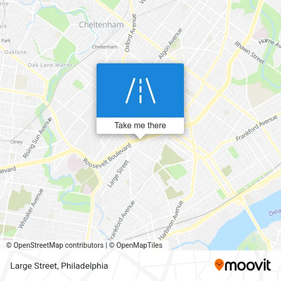 Large Street map