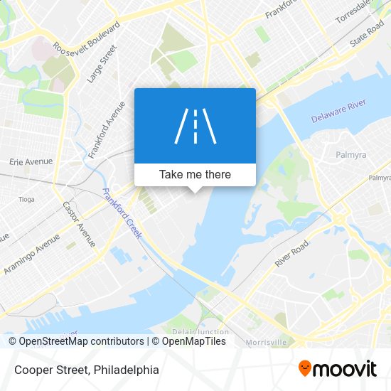 Mapa de Cooper Street