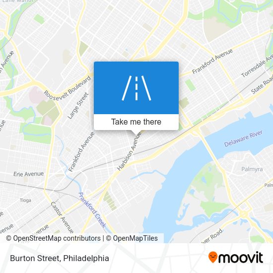 Mapa de Burton Street
