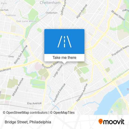 Mapa de Bridge Street