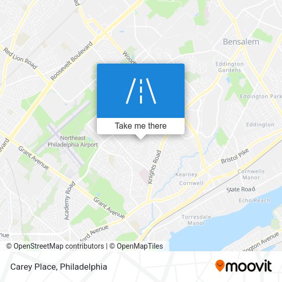 Mapa de Carey Place