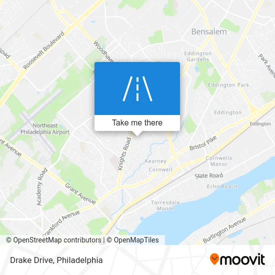 Drake Drive map