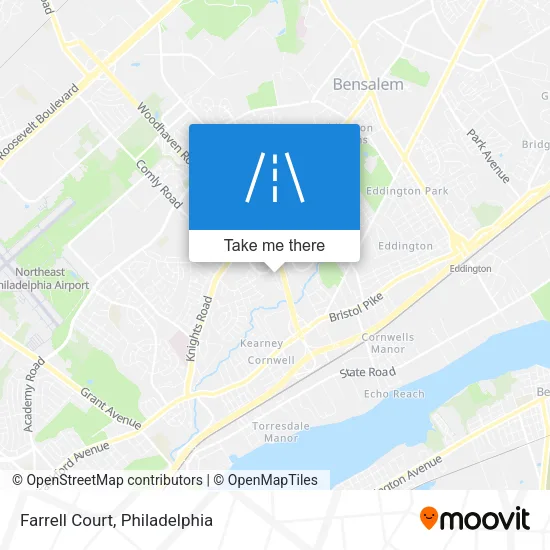 Farrell Court map