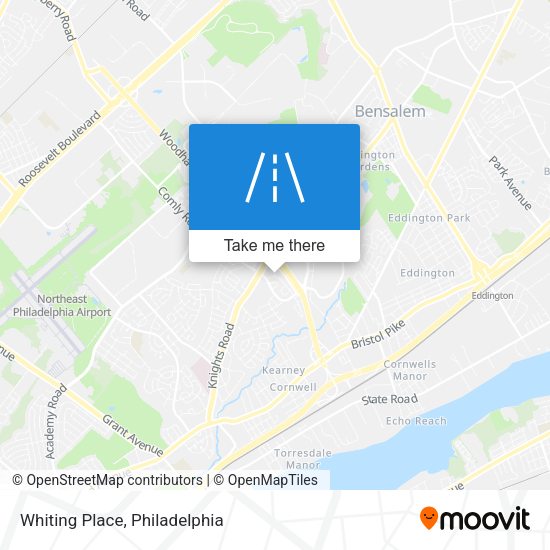 Mapa de Whiting Place