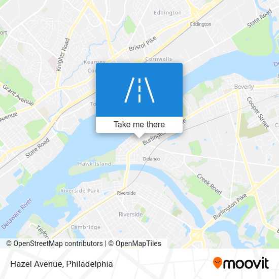 Mapa de Hazel Avenue