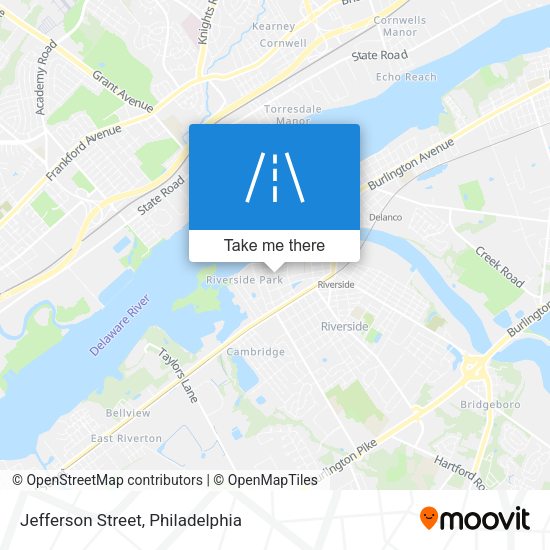 Mapa de Jefferson Street