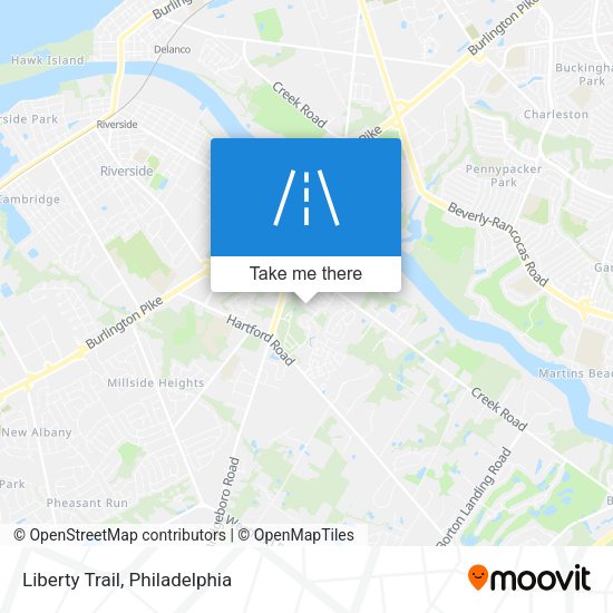 Mapa de Liberty Trail