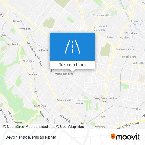 Mapa de Devon Place