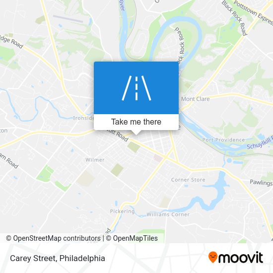 Mapa de Carey Street