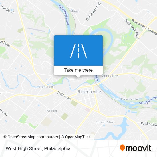 Mapa de West High Street