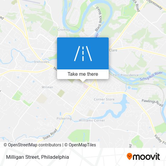Mapa de Milligan Street