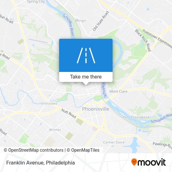 Franklin Avenue map