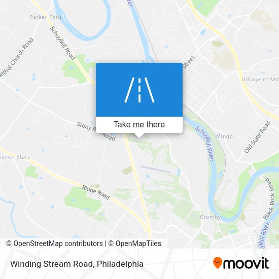 Mapa de Winding Stream Road