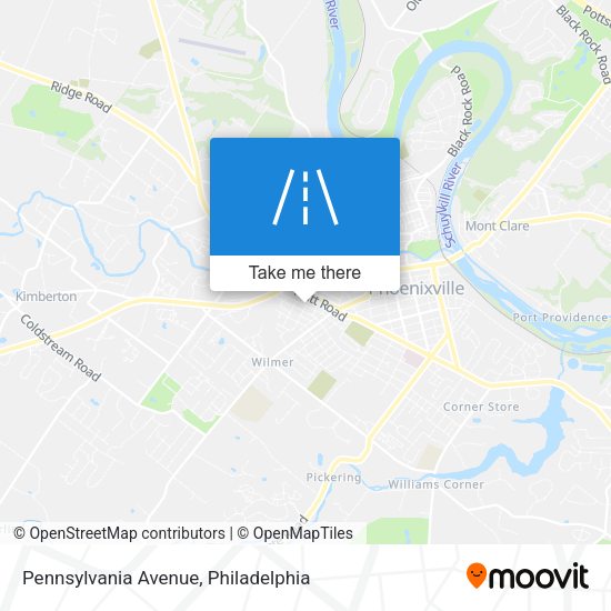 Pennsylvania Avenue map