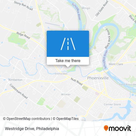Westridge Drive map