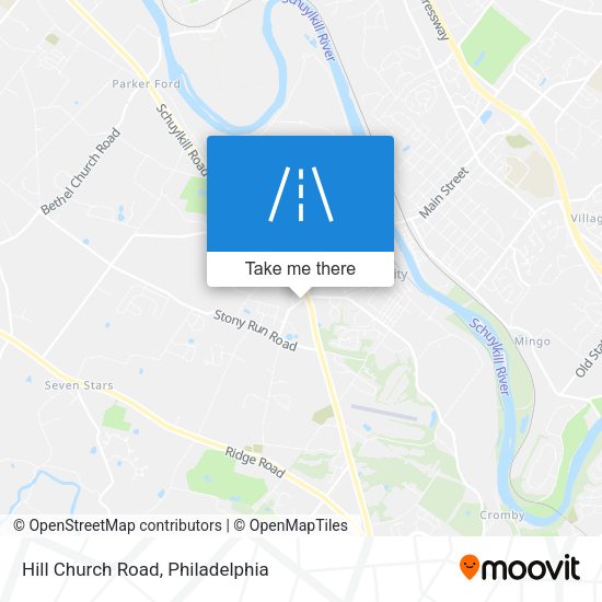 Mapa de Hill Church Road