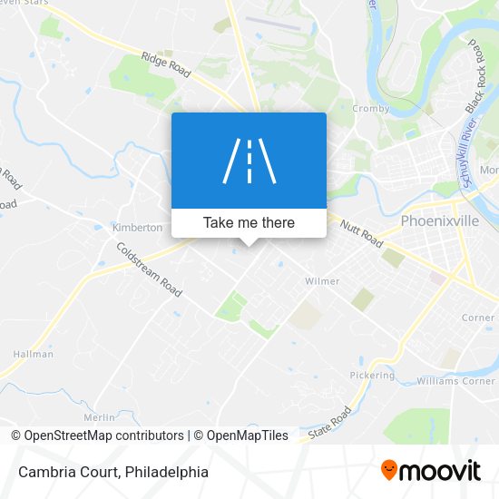 Cambria Court map